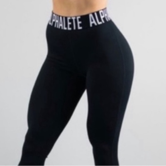 Alphalete Pants & Jumpsuits Alphatete Womans Black High Rise